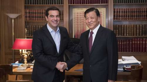 Με τον γγ του Κ.Κ. Κίνας συναντήθηκε σήμερα ο Α. Τσίπρας