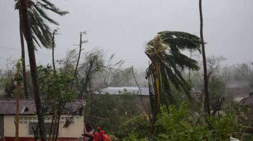 O τυφώνας Μάθιου από τον Διεθνή Διαστημικό Σταθμό