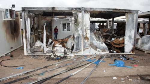 Νέα επεισόδια στο Hot Spot της Χίου &amp; τρεις συλλήψεις προσφύγων