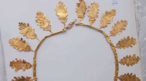 Αρχαιοκάπηλοι πιάστηκαν με χρυσό στεφάνι της ελληνιστικής περιόδου