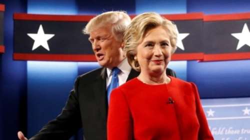 Live η δεύτερη τηλεοπτική μονομαχία  Χίλαρι - Τραμπ