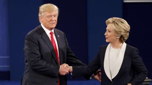 Καρέ-καρέ η δεύτερη τηλεοπτική αναμέτρηση Χίλαρι-Τραμπ