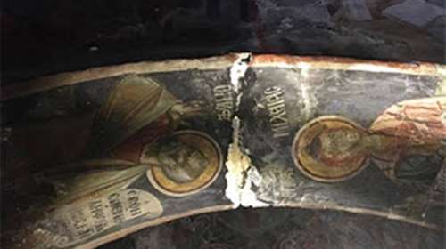 Ζημιές σε μοναστήρι του 11ου αιώνα από τον σεισμό στα Ιωάννινα