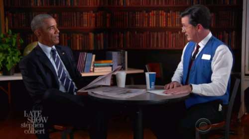 Ο Ομπάμα ψάχνει για δουλειά και δίνει συνεντεύξεις - video-