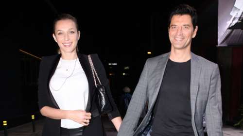 Οι πολύτεκνοι Ρουβάς και Ζυγούλη σε σπάνια βραδινή έξοδο