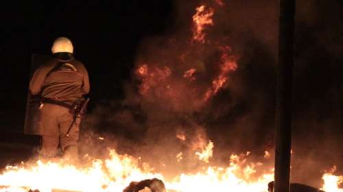 Μολότοφ και συλλήψεις στα επεισόδια γύρω από το Πολυτεχνείο