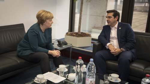 Τετ α τετ Τσίπρα με Μέρκελ, Ολάντ και Γιούνκερ στις Βρυξέλλες