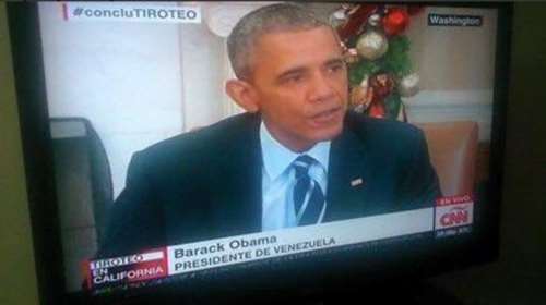Γκάφα του CNN: Ομπάμα ο... πρόεδρος της Βενεζουέλας!