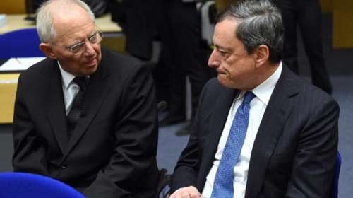 Νέος πόλεμος Σόιμπλε με Ντράγκι για τις καταθέσεις