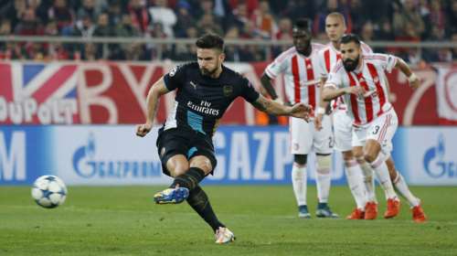 Χάθηκε η πρόκριση στους 16 για τον Ολυμπιακό, έχασε 0-3 από την Αρσεναλ