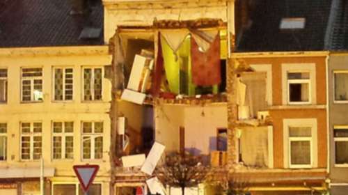 Κατέρρευσε κτήριο στο Βέλγιο μετά από έκρηξη