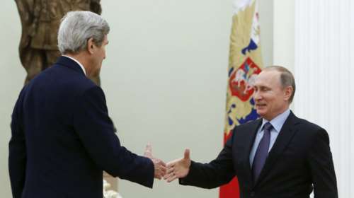Συνάντηση Κέρι - Πούτιν στη Μόσχα:  ψάχνουν λύση για τη Συρία