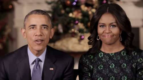 Οι ευχές του ζεύγους Ομπάμα από τη Χαβάη