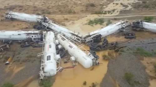 Αυστραλία: Διαρροή θειικού οξέος από εκτροχιασμό τρένου