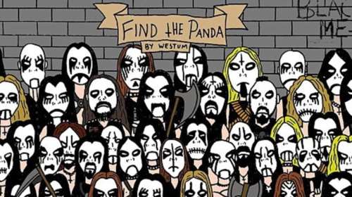 Νέο κουίζ: Βρείτε το panda α λα.... heavy metal
