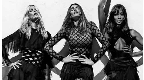 Η Cindy, η Claudia και η Naomi στη νέα καμπάνια Balmain