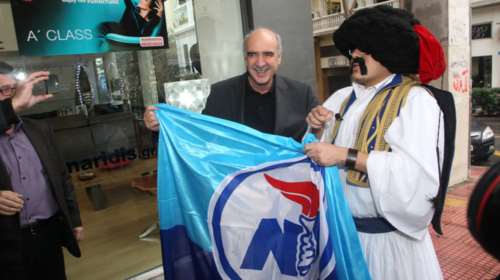 Ο τσολιάς της «Ελληνοφρένειας» ψηφίζει Μεϊμαράκη!