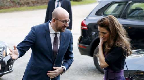 Και ο Βέλγος πρωθυπουργός υποκλίθηκε στη γοητεία της βασίλισσας Ράνιας