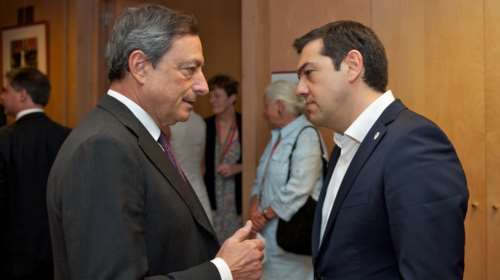 Ντράγκι σε Τσίπρα: Να κλείσει άμεσα η αξιολόγηση