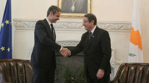 Μητσοτάκης: Στηρίζουμε τις προσπάθειες για λύση του Κυπριακού