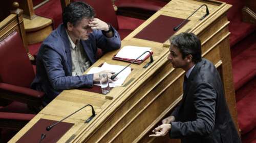 Η ατάκα Κυριάκου σε Τσακαλώτο: It&#39;s the IMF Ευκλείδη