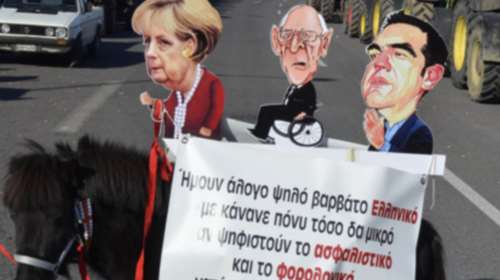 Αγρότες έβαλαν «πισωκάπλα» τον Τσίπρα σε πόνυ (φωτό)