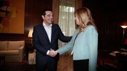 Συναντήσεις Τσίπρα με Γεννηματά και Κουβέλη