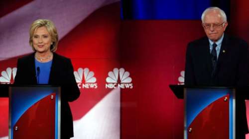 Θυελλώδης τηλεμαχία Χίλαρι-Σάντερς