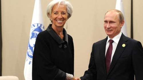 Ο Πούτιν στηρίζει Λαγκάρντ για δεύτερη θητεία στο ΔΝΤ