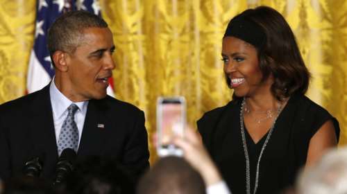 Τα on air γλυκόλογα του Ομπάμα στη Μισέλ:  απολαυστικό βίντεο