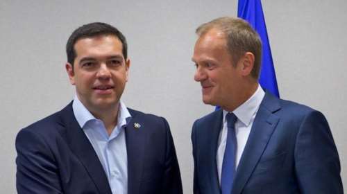 Συνάντηση Τσίπρα με Τουσκ στο Μαξίμου