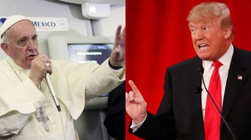 Άγρια κόντρα του Πάπα Φραγκίσκου με τον Τραμπ
