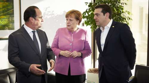 Μέρκελ &amp; Ολάντ υποσχέθηκαν στον Τσίπρα ανοικτά σύνορα ως τις 6 Μαρτίου