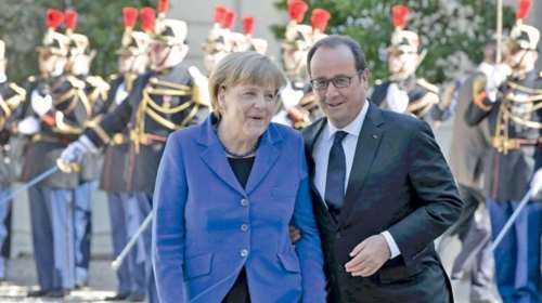 Δείπνο Μέρκελ - Ολάντ με μενού το Grexit