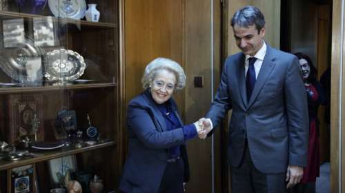 Συνάντηση Μητσοτάκη με την ηγεσία του Αρείου Πάγου