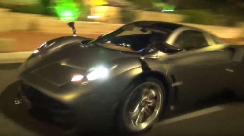 Ο Οράτιος Παγκάνι στο Μονακό στο τιμόνι της δικής του Huayra