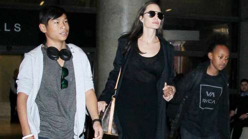 Τι κάνει μόνη η Αντζελίνα Τζολί στο αεροδρόμιο με τα παιδιά της;