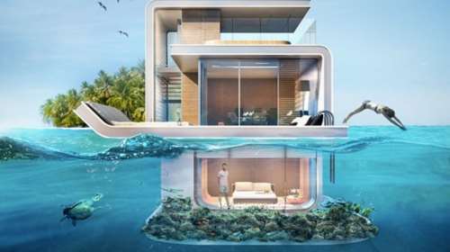 Πόλη από διαμερίσματα - βάρκες ετοιμάζεται στο Ντουμπάι