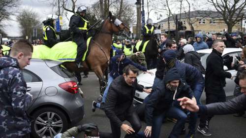Αγρια επεισόδια στο λονδρέζικο ντέρμπι Τότεναμ- Αρσεναλ