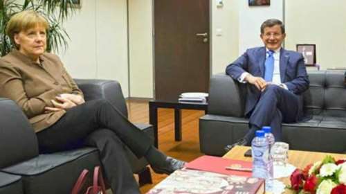 Τι κέρασε ο Νταβούτογλου τη Μέρκελ στο δείπνο