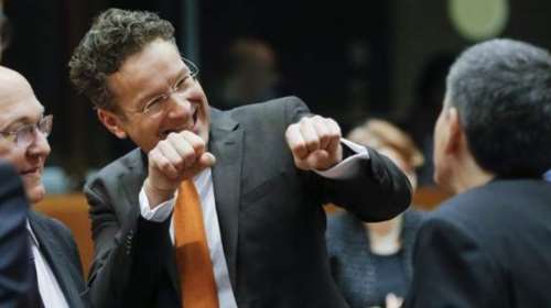 Ο Ντάισελμπλουμ παίζει... μποξ με τον Τσακαλώτο