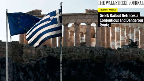 WSJ: Σε επικίνδυνο μονοπάτι το ελληνικό πρόγραμμα