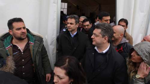 Μητσοτάκης από Ειδομένη: Να μεταφερθούν άμεσα οι πρόσφυγες στα κέντρα