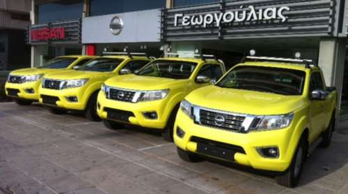 Τα ολοκαίνουργια Nissan Navara στην υπηρεσία της &quot;Νέας Οδού&quot;