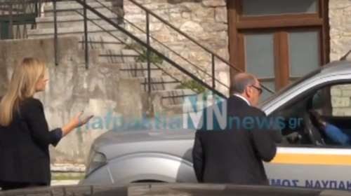 Αντιδήμαρχος πήγε να πατήσει με αυτοκίνητο Αντιπεριφερειάρχη!- VIDEO