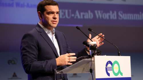 Με συμμετοχή Τσίπρα - Μητσοτάκη η Ευρωαραβική Σύνοδος