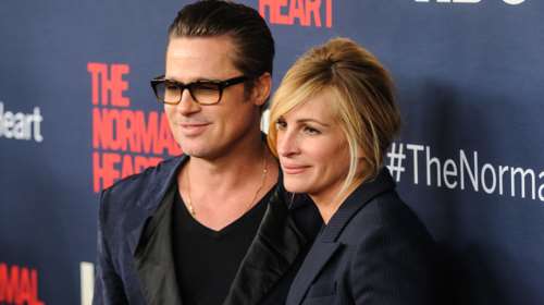 Ο Μπραντ Πιτ βρήκε παρηγοριά στην αγκαλιά της Τζούλια Ρόμπερτς [Εικόνα]