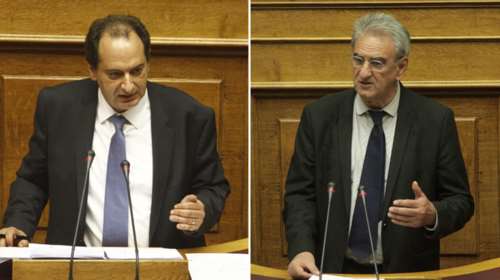 Κόντρα Σπίρτζη - Λυκούδη στη Βουλή για τα αστικά λεωφορεία