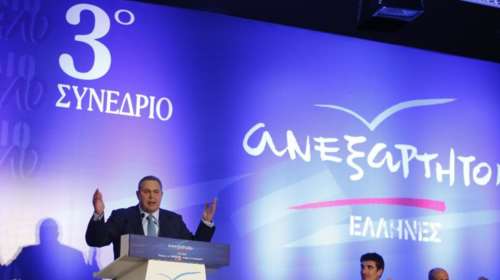 Επανεξελέγη πρόεδρος των ΑΝΕΛ ο Πάνος Καμμένος