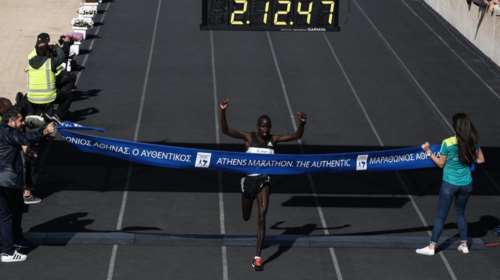 O Kενυάτης Λουμπουάν πρώτος στον 34ο Μαραθώνιο της Αθήνας